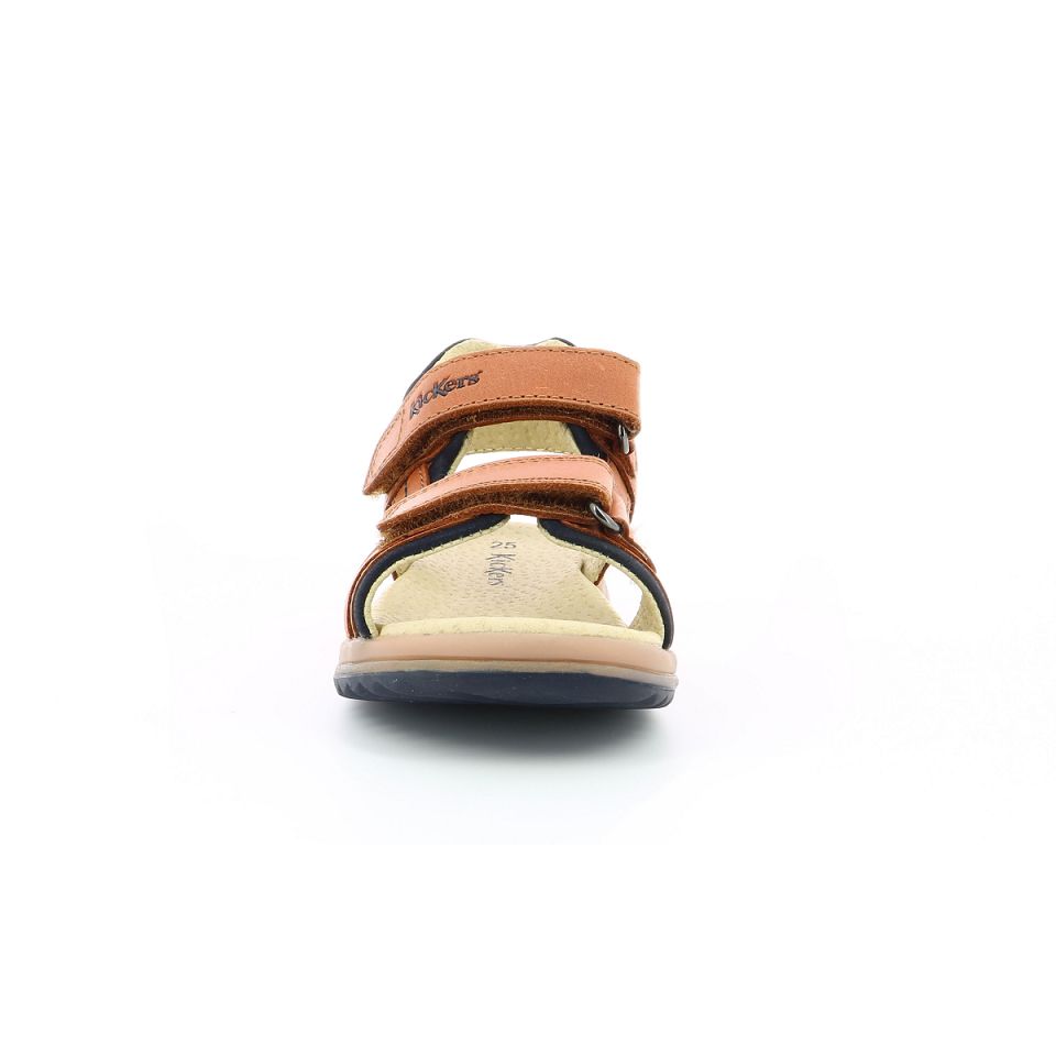 Kickers Platino Sandaler Pojke Camel | 62841-ICOG