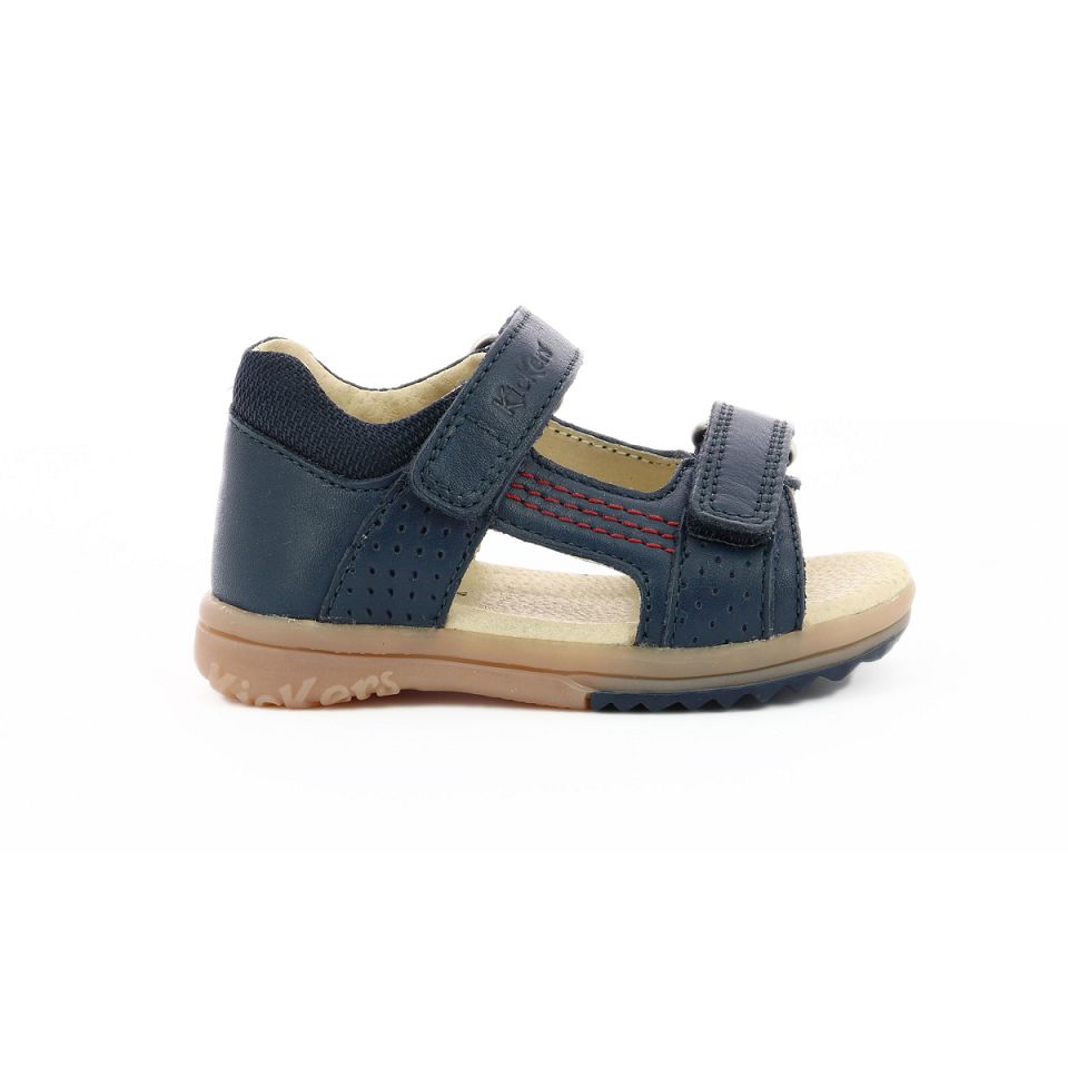 Kickers Plazabi Sandaler Pojke Marinblå | 26043-EMQF