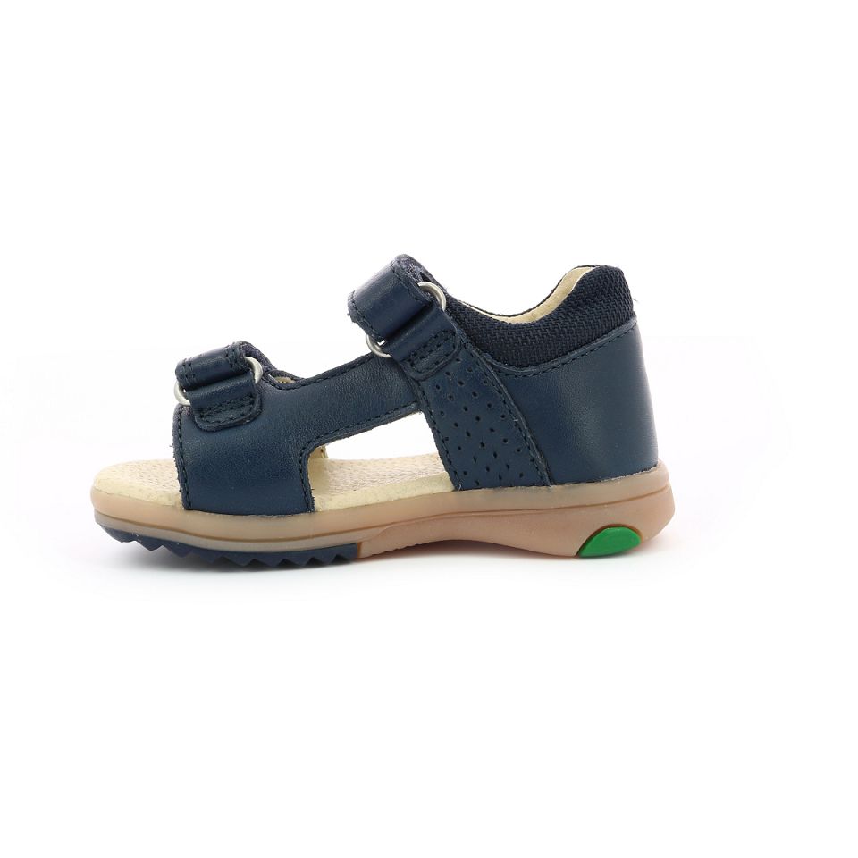 Kickers Plazabi Sandaler Pojke Marinblå | 26043-EMQF