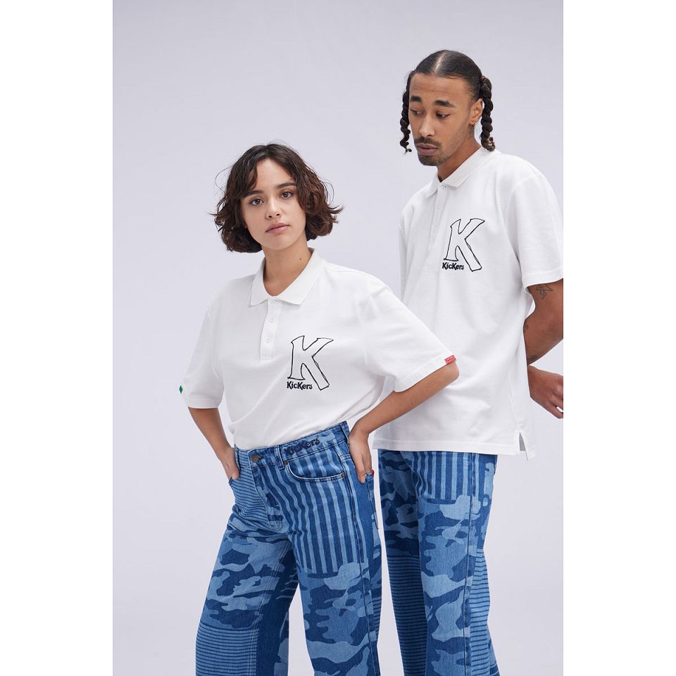 Kickers Piketröja Herr Vita | 68103-GSBR