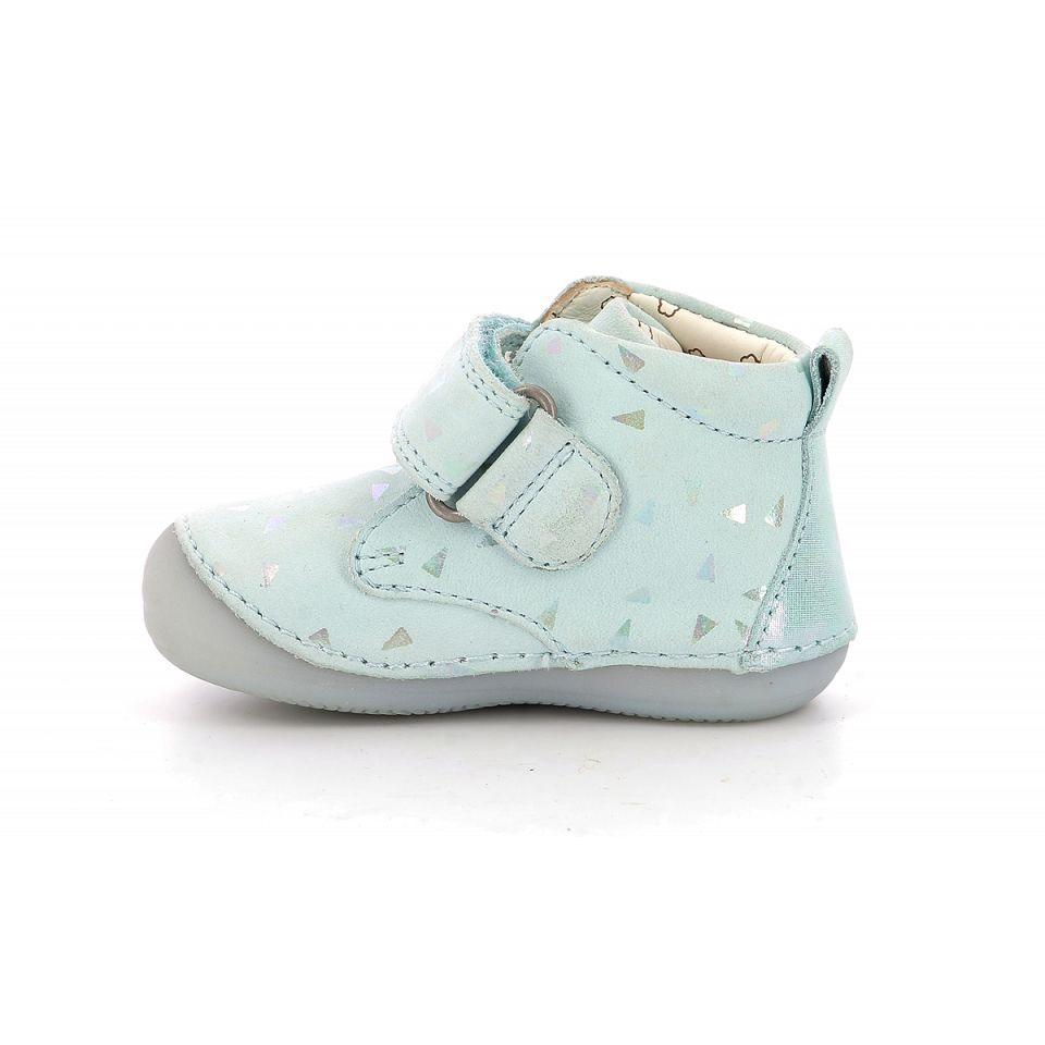 Kickers Sabio Sneakers Tjej Blå Ljus | 58213-LKFG