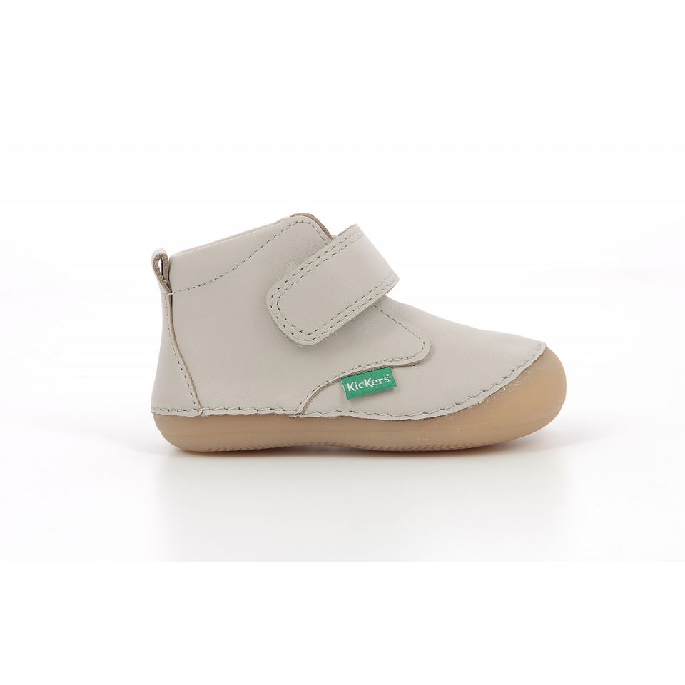 Kickers Sabio Sneakers Tjej Ljusgrå | 56170-SVFN