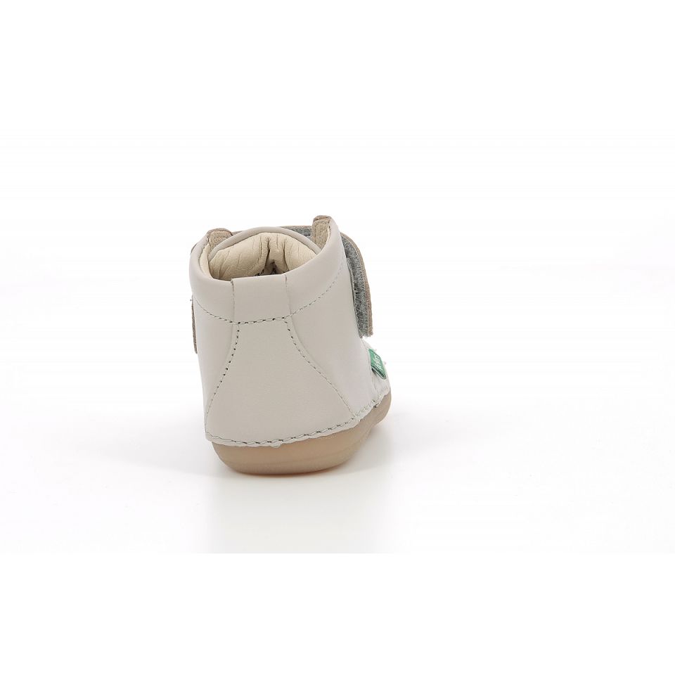 Kickers Sabio Sneakers Tjej Ljusgrå | 56170-SVFN