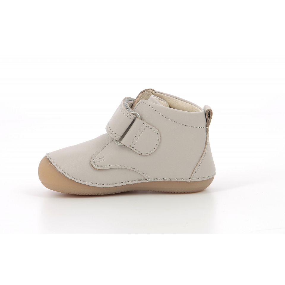 Kickers Sabio Sneakers Tjej Ljusgrå | 56170-SVFN