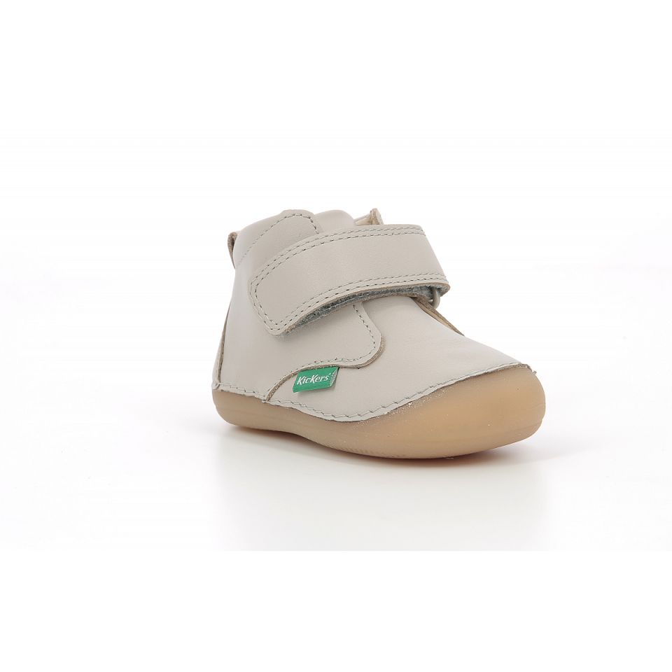 Kickers Sabio Sneakers Tjej Ljusgrå | 56170-SVFN