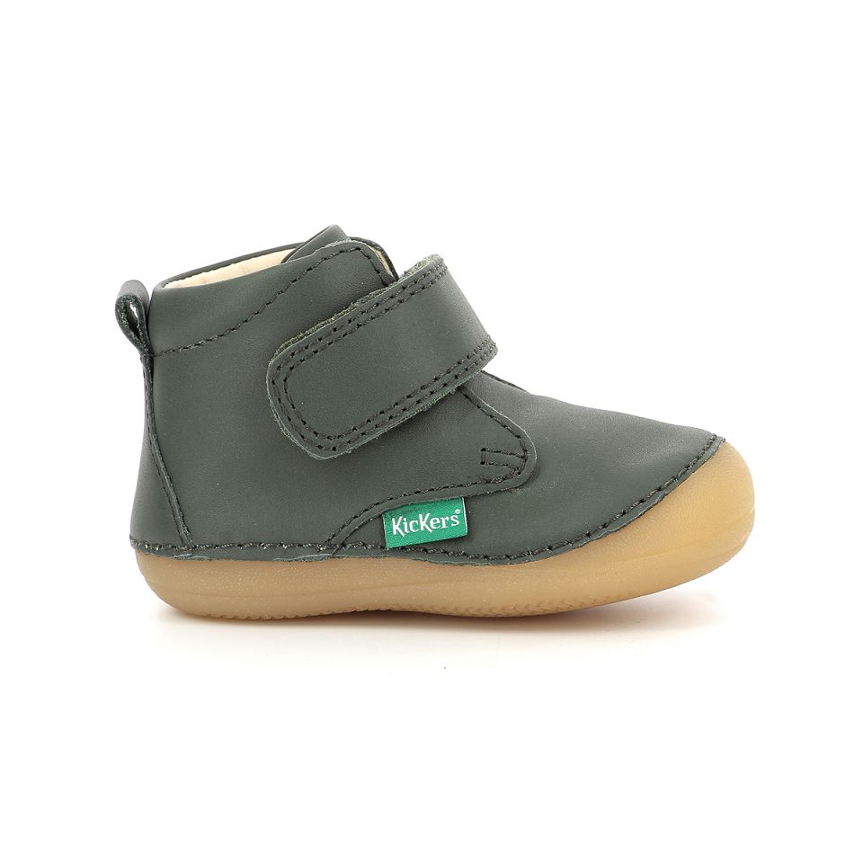 Kickers Sabio Stövlar Tjej Khaki | 62941-KULW