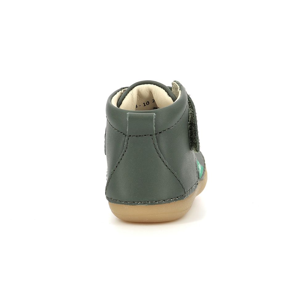 Kickers Sabio Stövlar Tjej Khaki | 62941-KULW