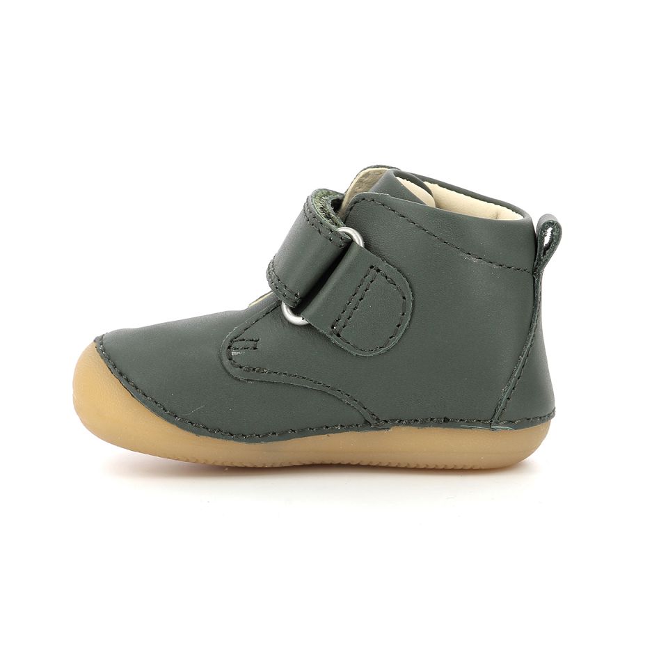 Kickers Sabio Stövlar Tjej Khaki | 62941-KULW