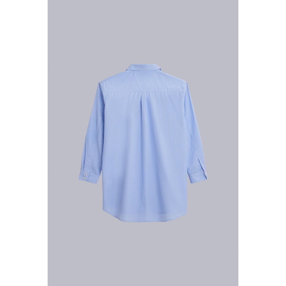 Kickers Shirt Dress Dam Blue/White | 60437-LMEC