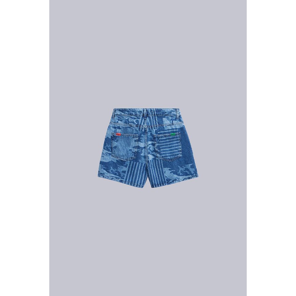 Kickers Shorts Dam Blå | 21784-UMRO