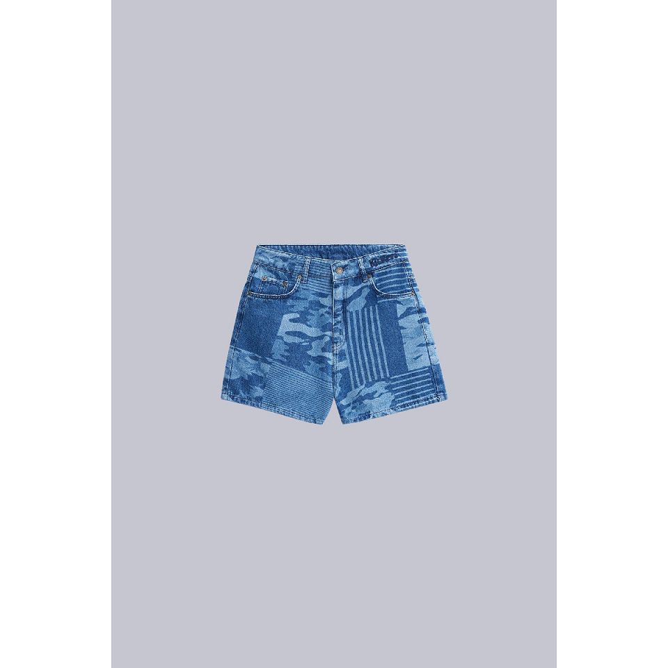 Kickers Shorts Dam Blå | 21784-UMRO