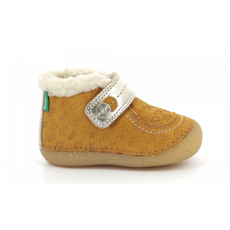 Kickers So schuss Sneakers Tjej Jaune Fantaisie | 96241-EHGA