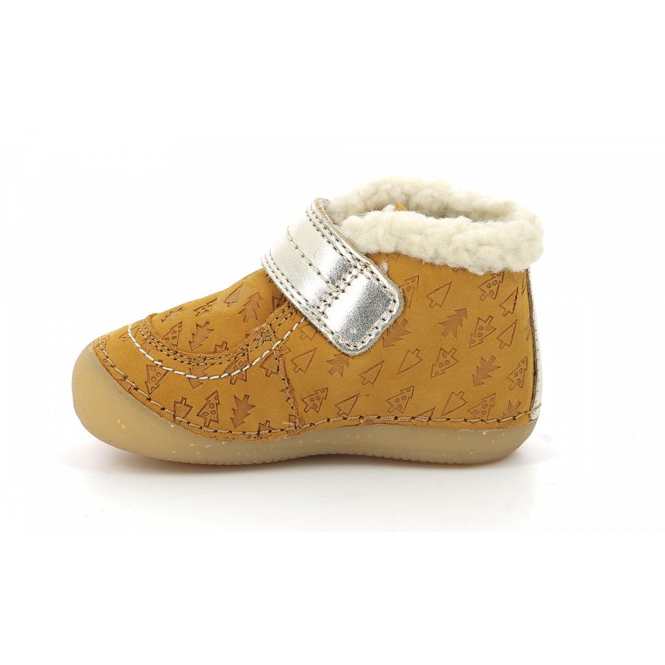 Kickers So schuss Sneakers Tjej Jaune Fantaisie | 96241-EHGA