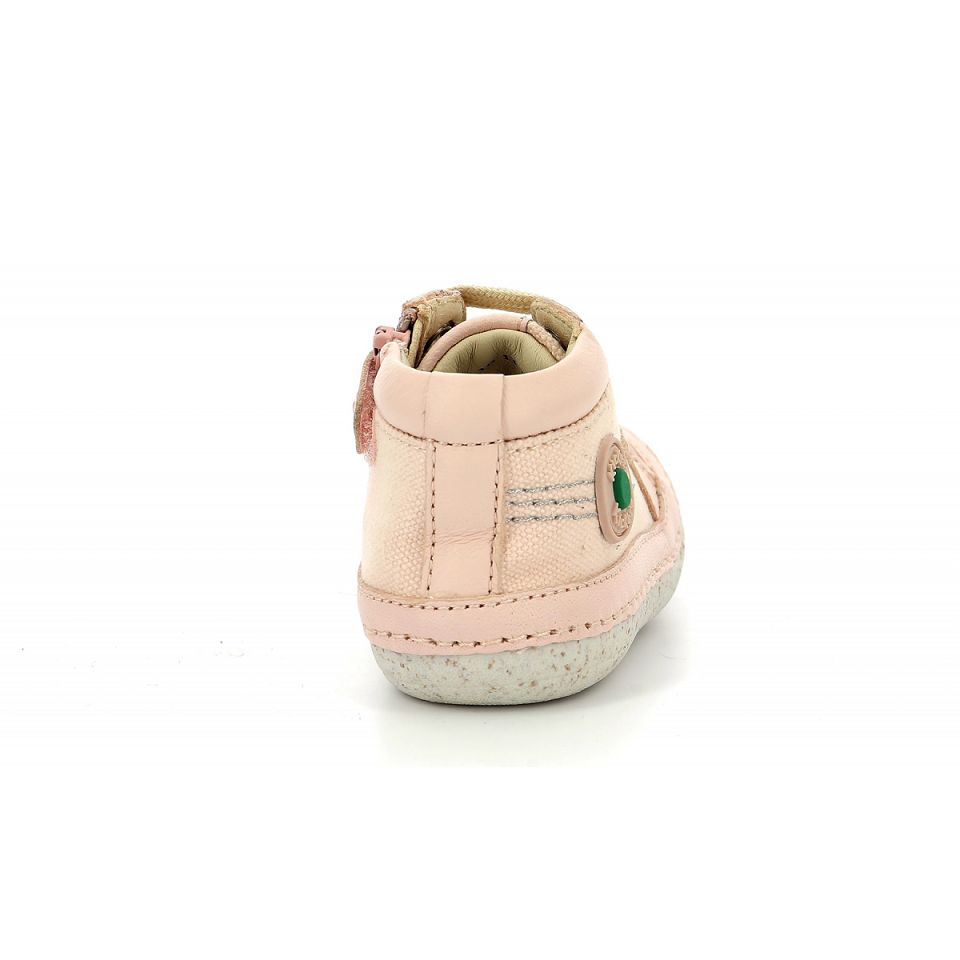 Kickers Sonistreet Sneakers Tjej Ljusrosa | 40532-XRQH