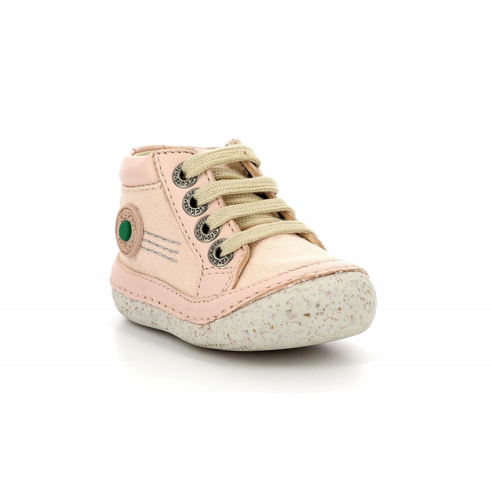Kickers Sonistreet Sneakers Tjej Ljusrosa | 40532-XRQH