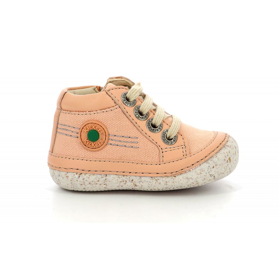 Kickers Sonistreet Sneakers Tjej Nude | 61597-PSXQ