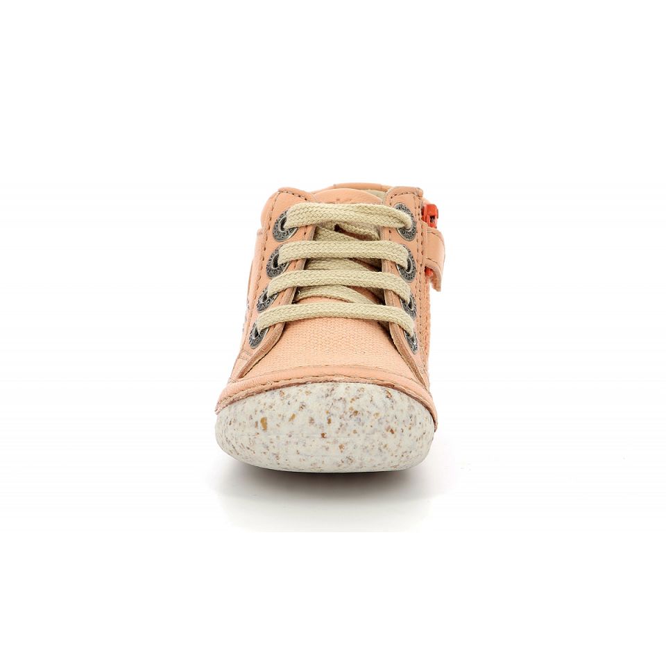 Kickers Sonistreet Sneakers Tjej Nude | 61597-PSXQ