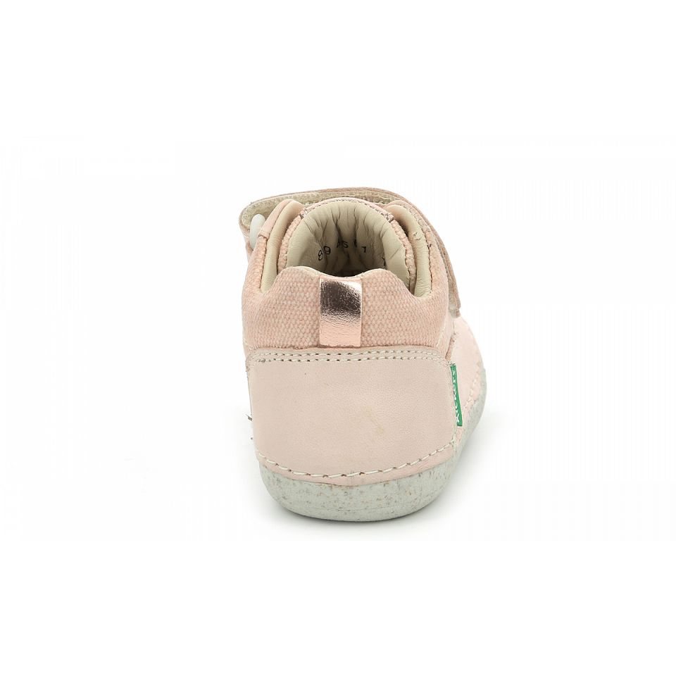 Kickers Sostankro Sneakers Tjej Ljusrosa | 67539-GVDP