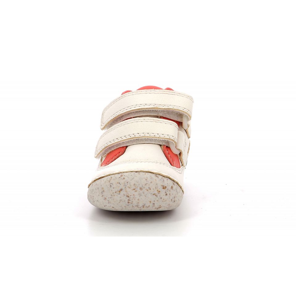 Kickers Sostankro Sneakers Tjej Vita Rosa Blå | 40593-MRSZ