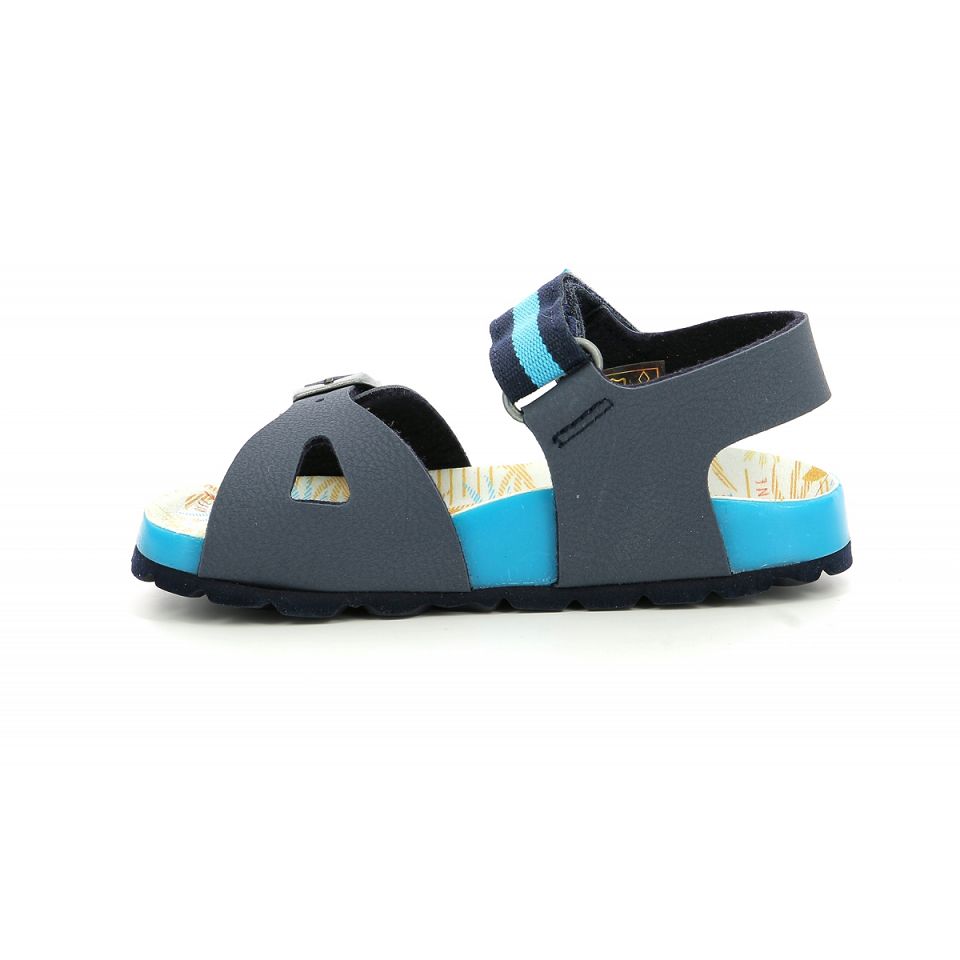 Kickers Sostreet Sandaler Pojke Marinblå Blå | 86290-VUAQ