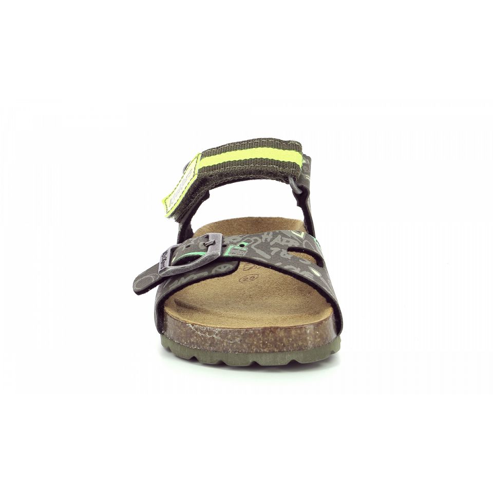 Kickers Sostreet Sandaler Tjej Khaki | 93278-HBTM