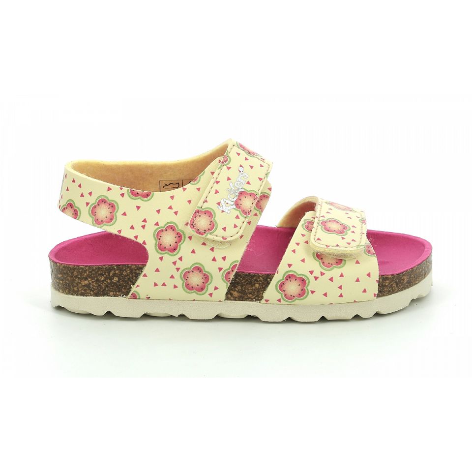 Kickers Summerkro Sandaler Tjej Blommiga | 14720-PKAB