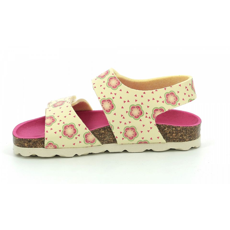Kickers Summerkro Sandaler Tjej Blommiga | 14720-PKAB