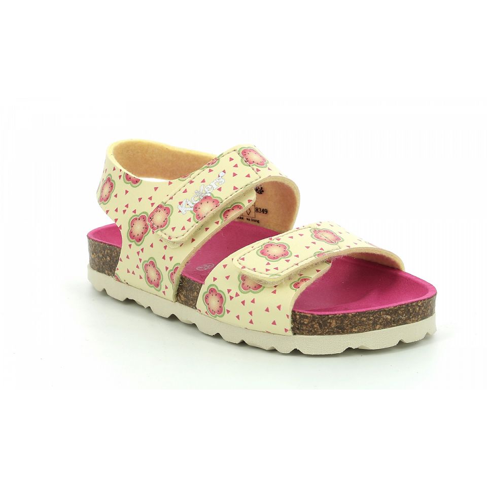 Kickers Summerkro Sandaler Tjej Blommiga | 14720-PKAB