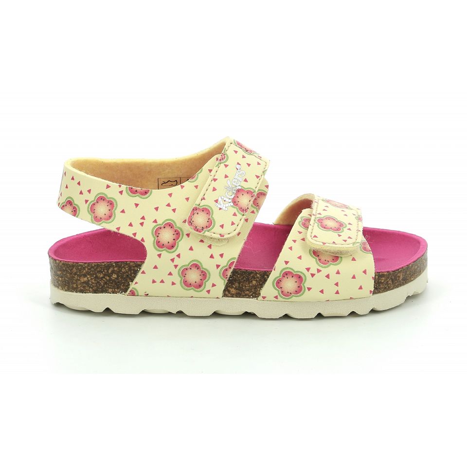 Kickers Summerkro Sandaler Tjej Blommiga | 96584-BZCG