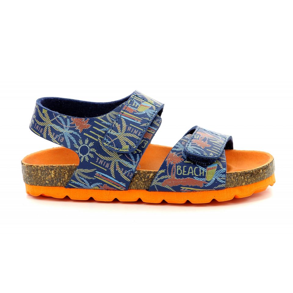 Kickers Summerkro Sandaler Tjej Marinblå | 03872-ZRLA
