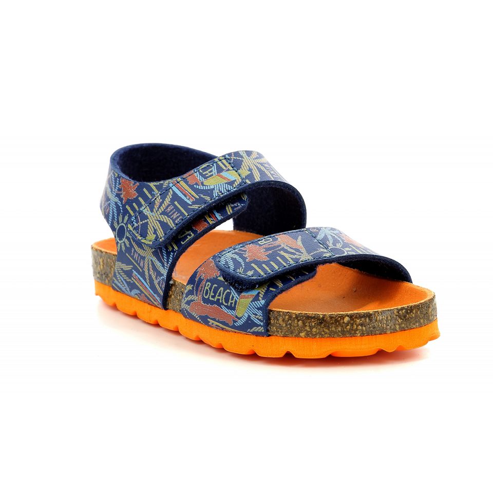 Kickers Summerkro Sandaler Tjej Marinblå | 03872-ZRLA