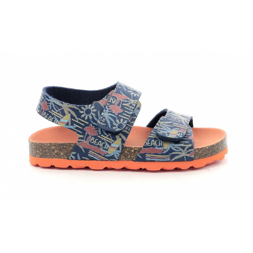 Kickers Summerkro Sandaler Tjej Marinblå | 50216-KBUY