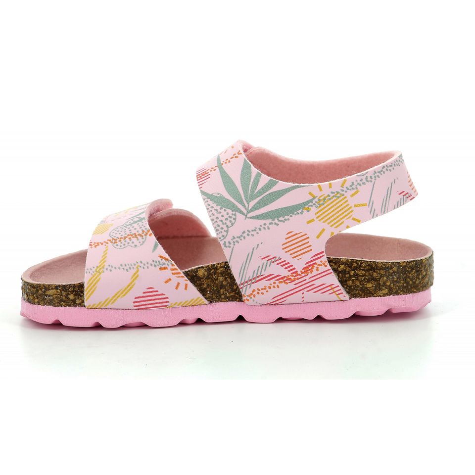 Kickers Summerkro Sandaler Tjej Rosa | 56247-QCFY