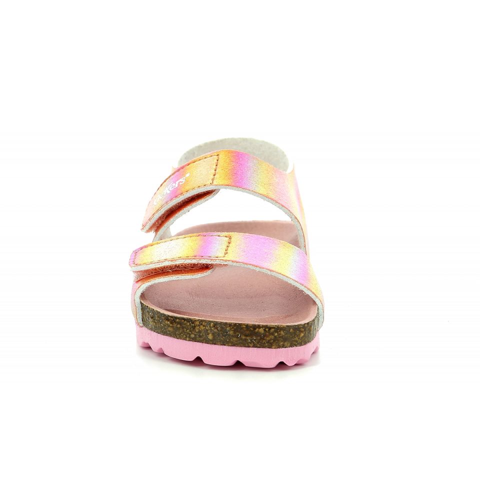 Kickers Summerkro Sandaler Tjej Rosa | 94872-XTNB