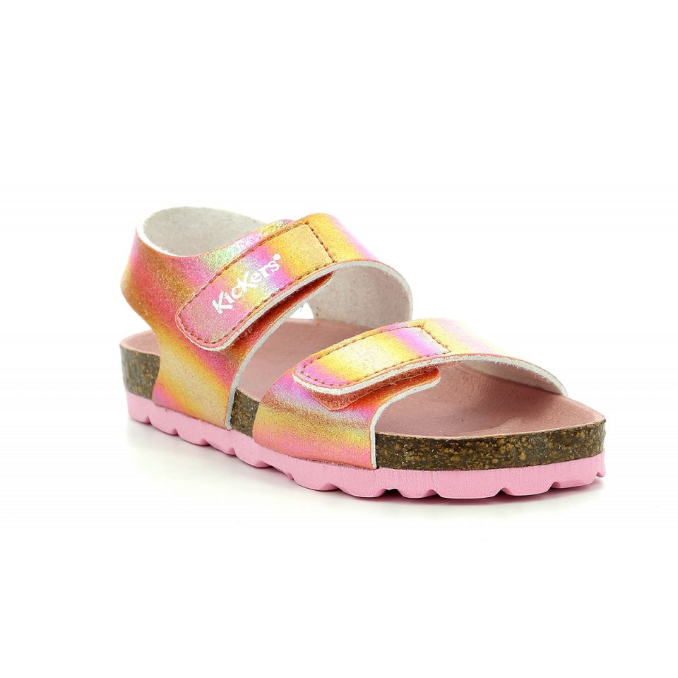 Kickers Summerkro Sandaler Tjej Rosa | 94872-XTNB