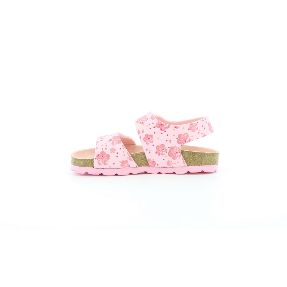 Kickers Summerkro Sandaler Tjej Rosa Blommiga | 75493-YAWB