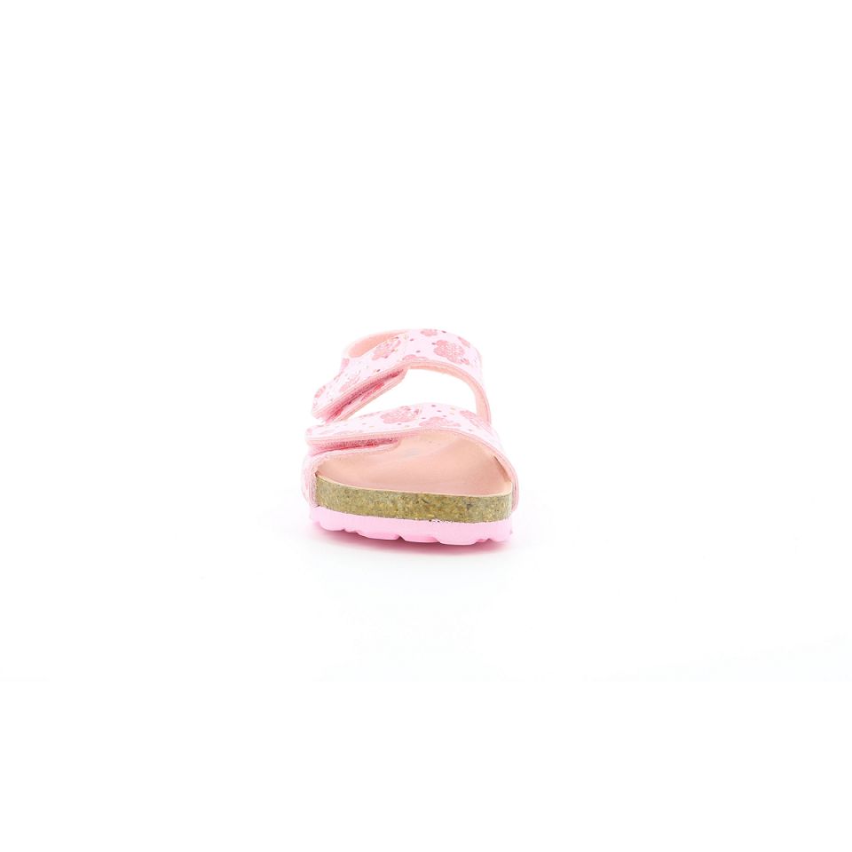 Kickers Summerkro Sandaler Tjej Rosa Blommiga | 75493-YAWB