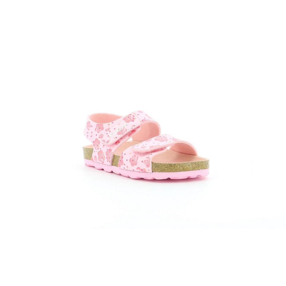 Kickers Summerkro Sandaler Tjej Rosa Blommiga | 75493-YAWB
