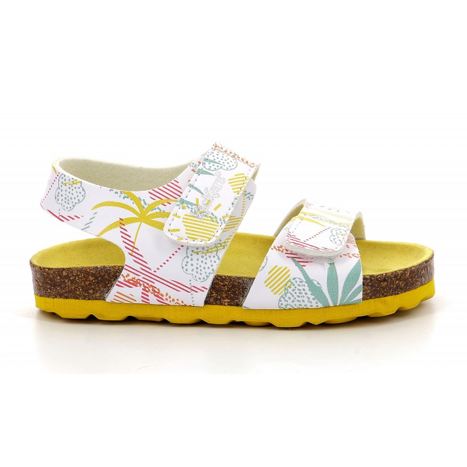 Kickers Summerkro Sandaler Tjej Vita | 07251-BAWG