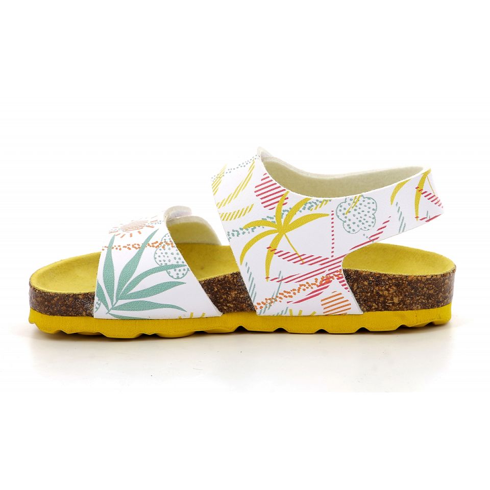 Kickers Summerkro Sandaler Tjej Vita | 07251-BAWG