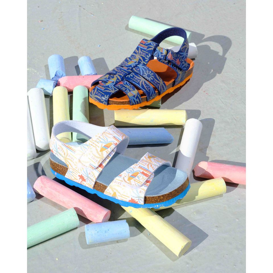 Kickers Summerkro Sandaler Tjej Vita | 07251-BAWG