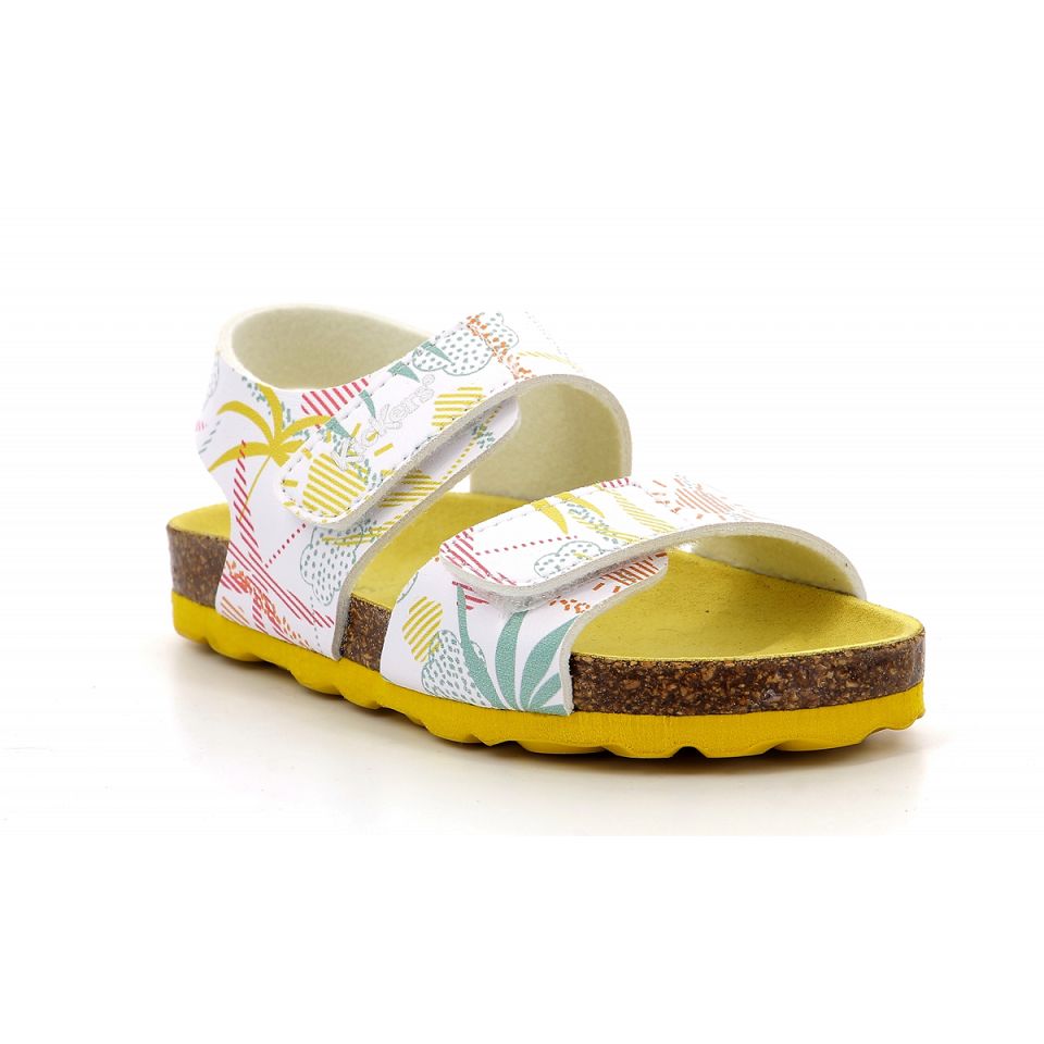 Kickers Summerkro Sandaler Tjej Vita | 07251-BAWG