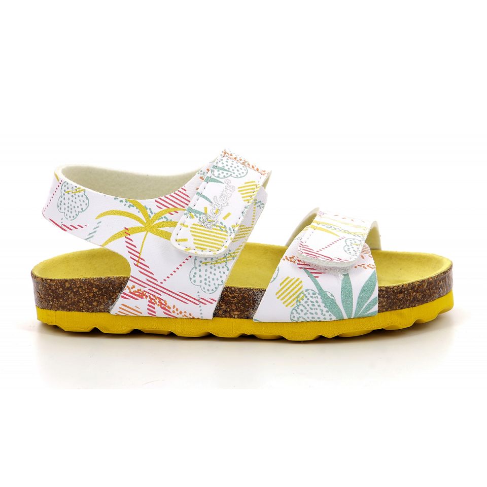 Kickers Summerkro Sandaler Tjej Vita | 34912-XJRH