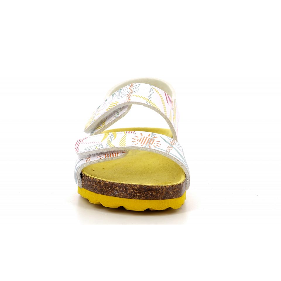 Kickers Summerkro Sandaler Tjej Vita | 34912-XJRH
