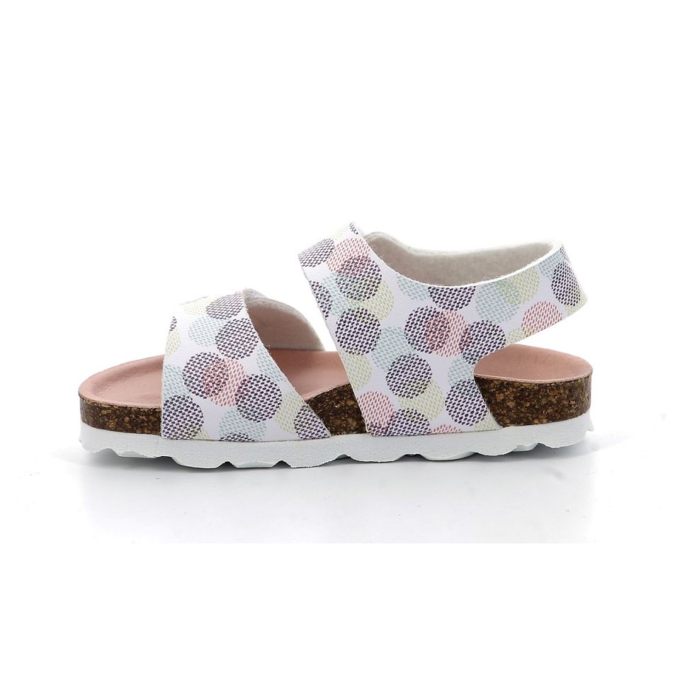 Kickers Summerkro Sandaler Tjej Vita | 65201-PGAU