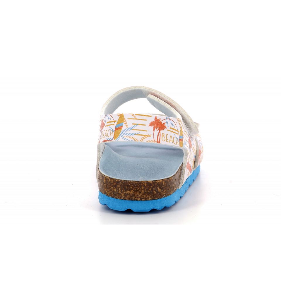 Kickers Summerkro Sandaler Tjej Vita | 67139-SDLF