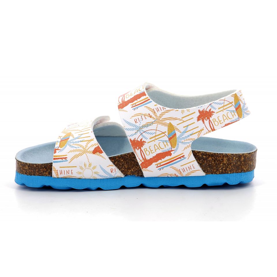 Kickers Summerkro Sandaler Tjej Vita | 67139-SDLF