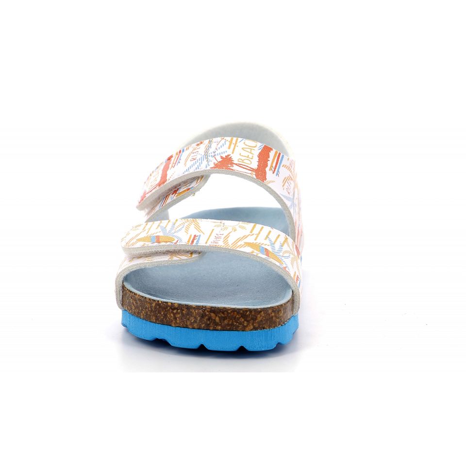 Kickers Summerkro Sandaler Tjej Vita | 67139-SDLF