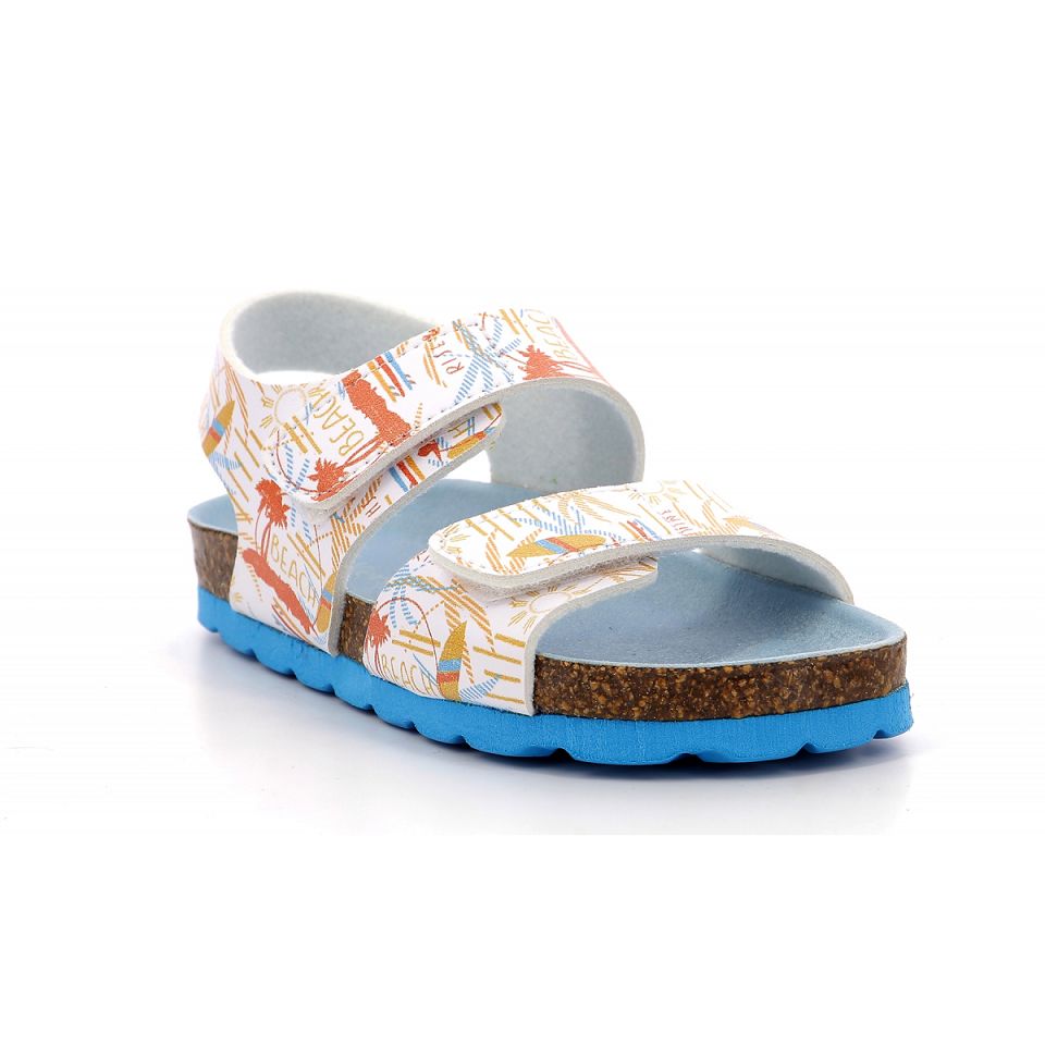 Kickers Summerkro Sandaler Tjej Vita | 67139-SDLF