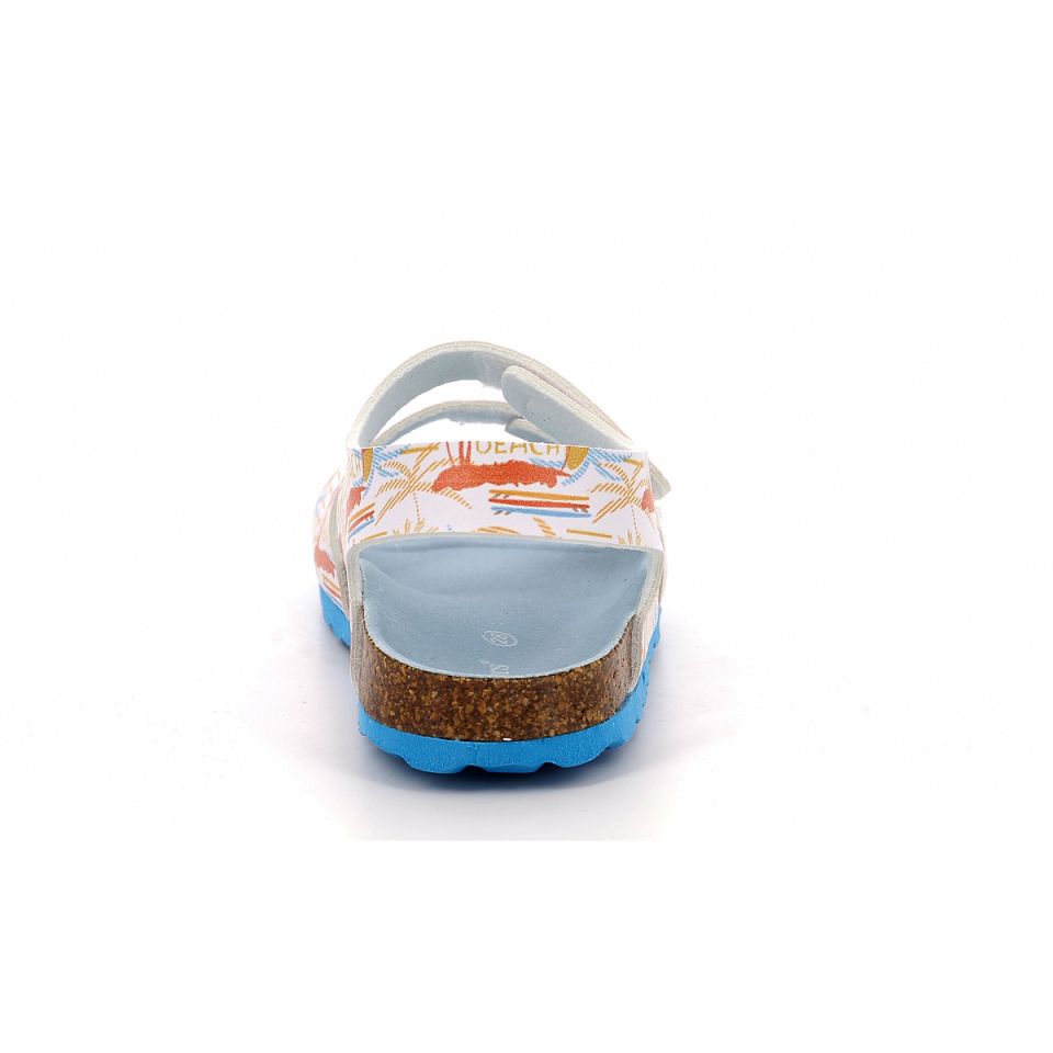 Kickers Summerkro Sandaler Tjej Vita | 73085-VUJD